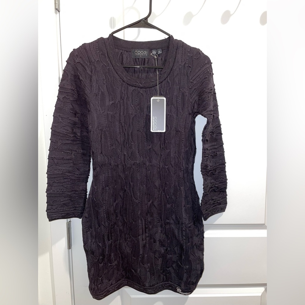 Authentic Black Coogi Sweater Dress
